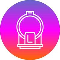 CT Scan Vector Icon Design