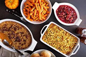 All traditional Thanksgiving side dishes photo