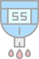 Glucose Checkup Vector Icon Design