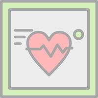 Electrocardiogram Vector Icon Design