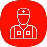 Male Patient Vector Icon Design