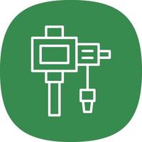 Colonoscopy Vector Icon Design