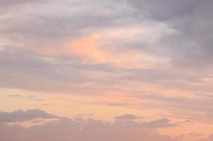 Colourful sky at sunset photo