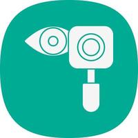 Eye Examination Vector Icon Design