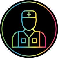 Male Patient Vector Icon Design