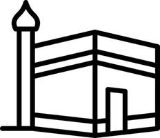 Kaaba Vector Icon Design