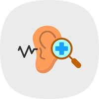 Hearing Checkup Vector Icon Design