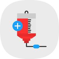 Blood Bag Vector Icon Design