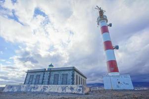 Lighthouse by the sea photo