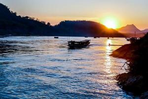 Rural landscape in East Asia photo