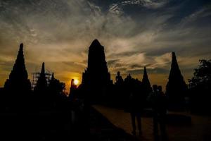 Ancient Buddhist temple in East Asia photo