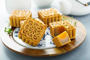 Traditional Chinese mooncakes photo