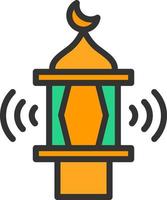 diseño de icono de vector de llamada adhan