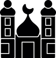 diseño de icono de vector de pequeña mezquita