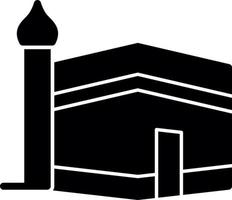 diseño de icono de vector de kaaba