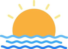 Sunrise Vector Icon Design