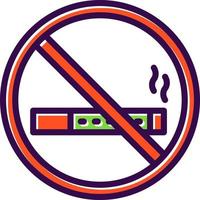 No Smoking Vector Icon Design