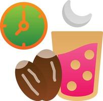 Ramadan Fasting Vector Icon Design