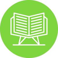 Open Quran Vector Icon Design