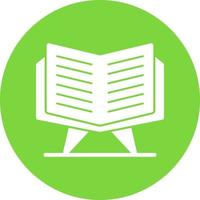 Open Quran Vector Icon Design