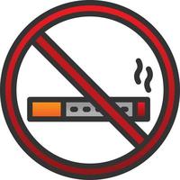 No Smoking Vector Icon Design