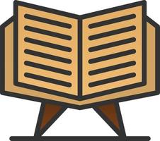 Open Quran Vector Icon Design