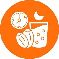 Ramadan Fasting Vector Icon Design