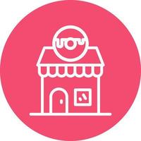 diseño de icono de vector de tienda de donas