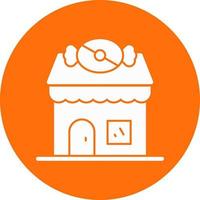 diseño de icono de vector de tienda de dulces