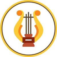 Lyre Vector Icon Design