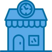 Clock Shop Vector Icon Design