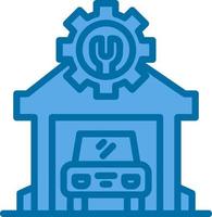 Mechanic Shop Vector Icon Design