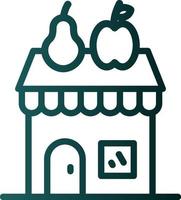 Fruits Shop Vector Icon Design