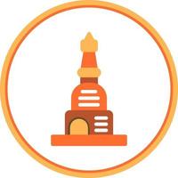 Stupa Vector Icon Design
