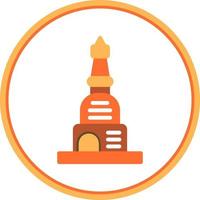 Stupa Vector Icon Design