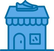 Shoe Shop Vector Icon Design