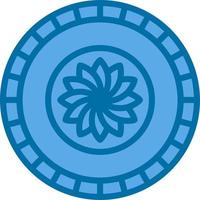 Old Plate Vector Icon Design
