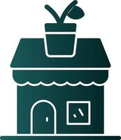 Plant Shop Vector Icon Design