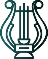 Lyre Vector Icon Design