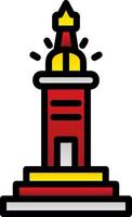 Lighthouse Of Alexandria Vector Icon Design