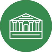 Parthenon Vector Icon Design