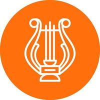 Lyre Vector Icon Design