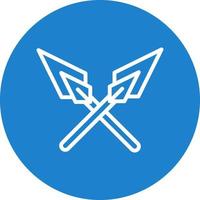 Spears Vector Icon Design