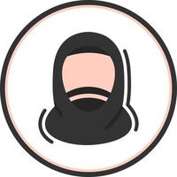 Hijab Vector Icon Design