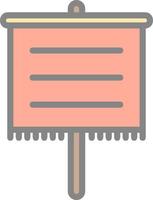 Vexillum Vector Icon Design