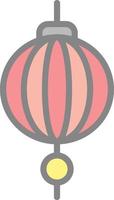 Sky Lantern Vector Icon Design