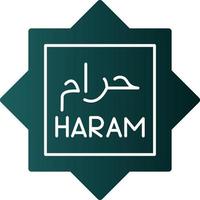 Haram Vector Icon Design