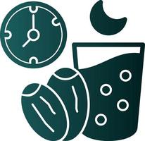 Ramadan Fasting Vector Icon Design