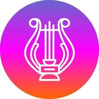 Lyre Vector Icon Design