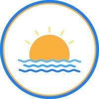 Sunrise Vector Icon Design